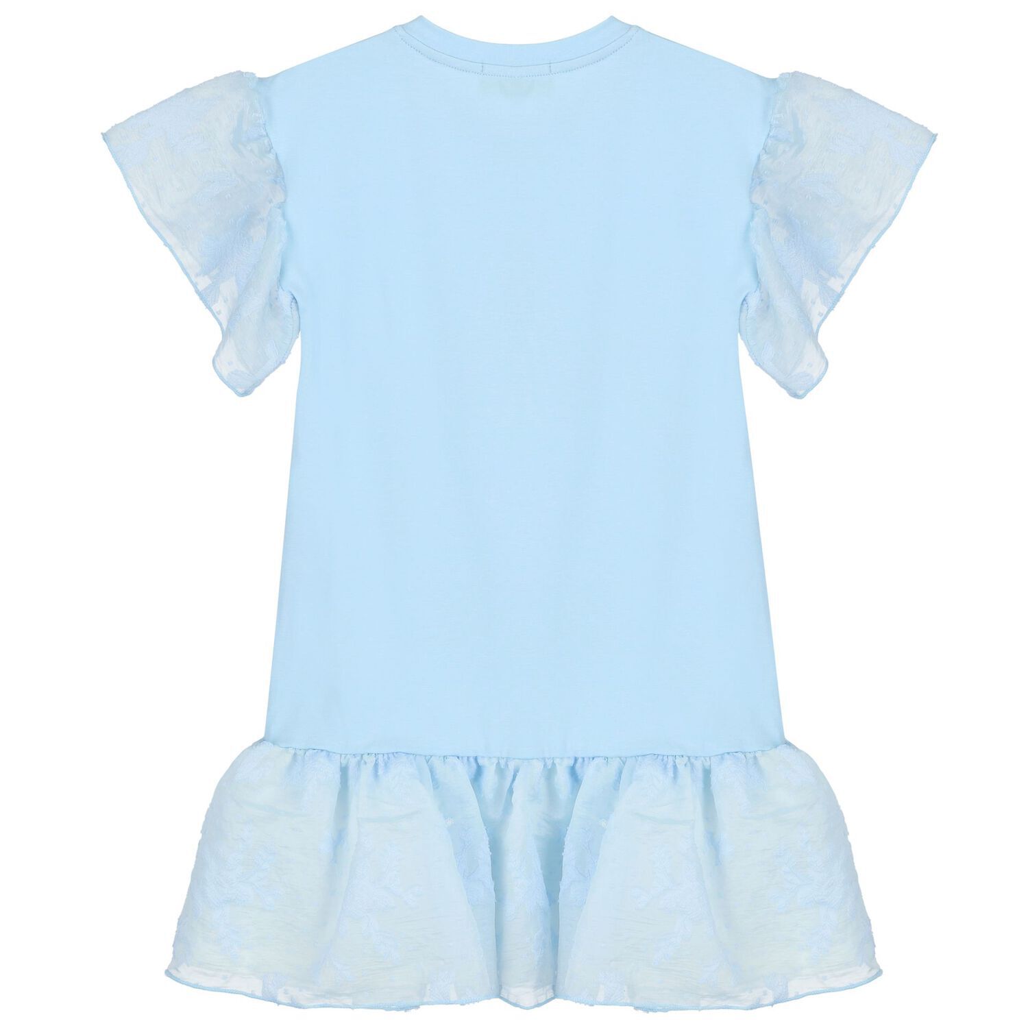 Girls Blue Logo Bag Dress, 2, hi-res