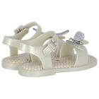 Younger Girls Ivory Bugs Jelly Sandals, 1, hi-res