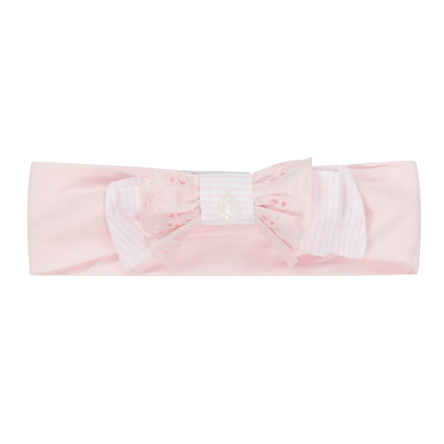 Baby Girls Pink Bow Headband, 1, hi-res