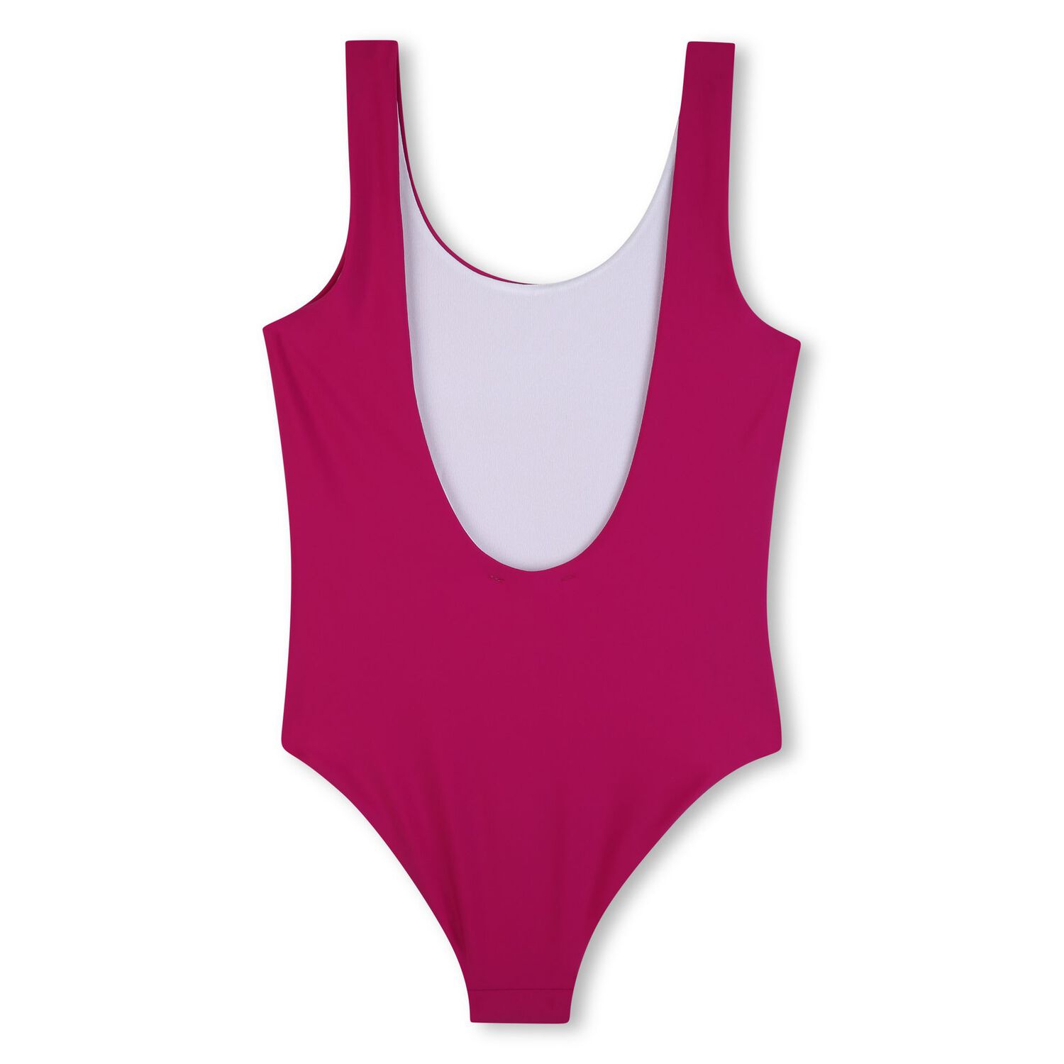 Girls Mini Me Pink Logo Swimsuit, 1, hi-res