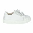 Boys White Logo Trainers, 1, hi-res