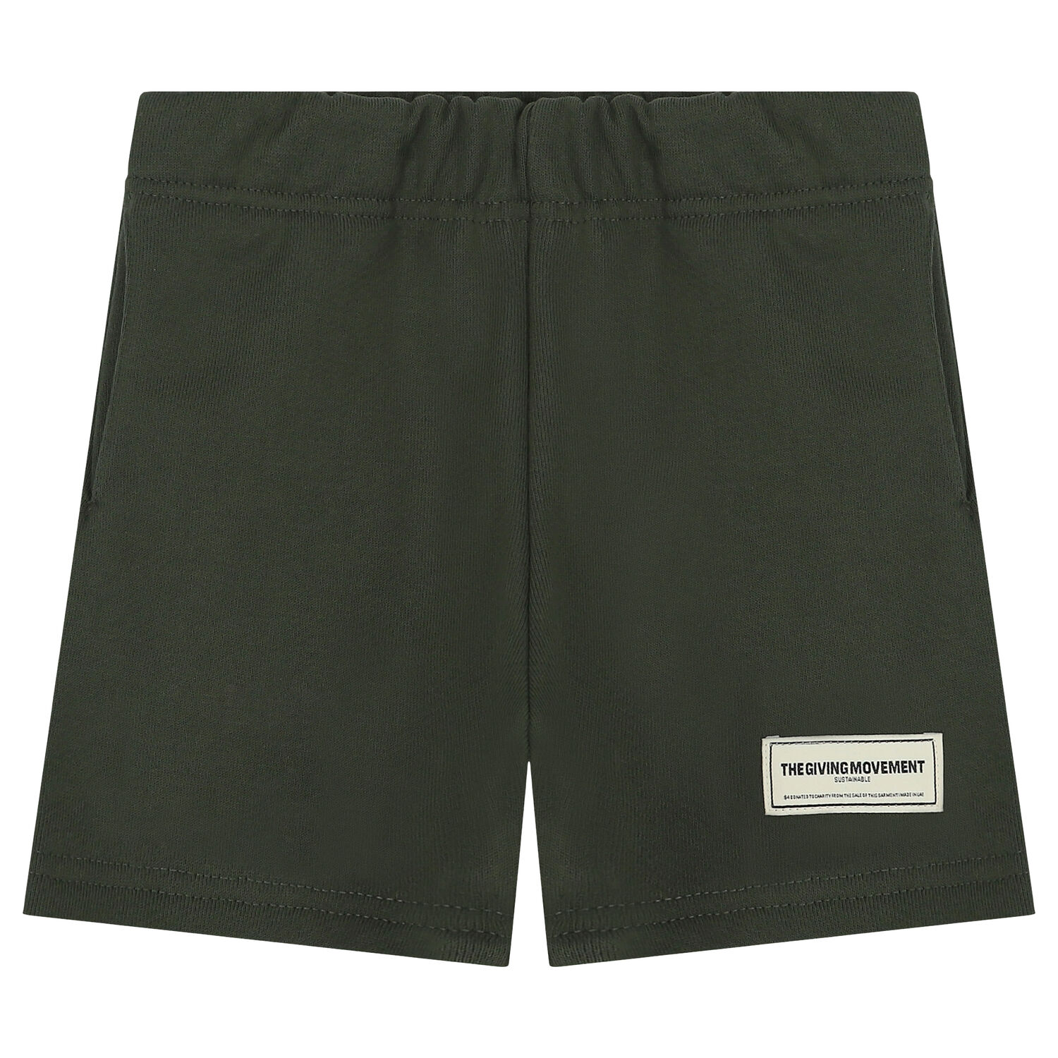 Khaki Logo Shorts, 5, hi-res