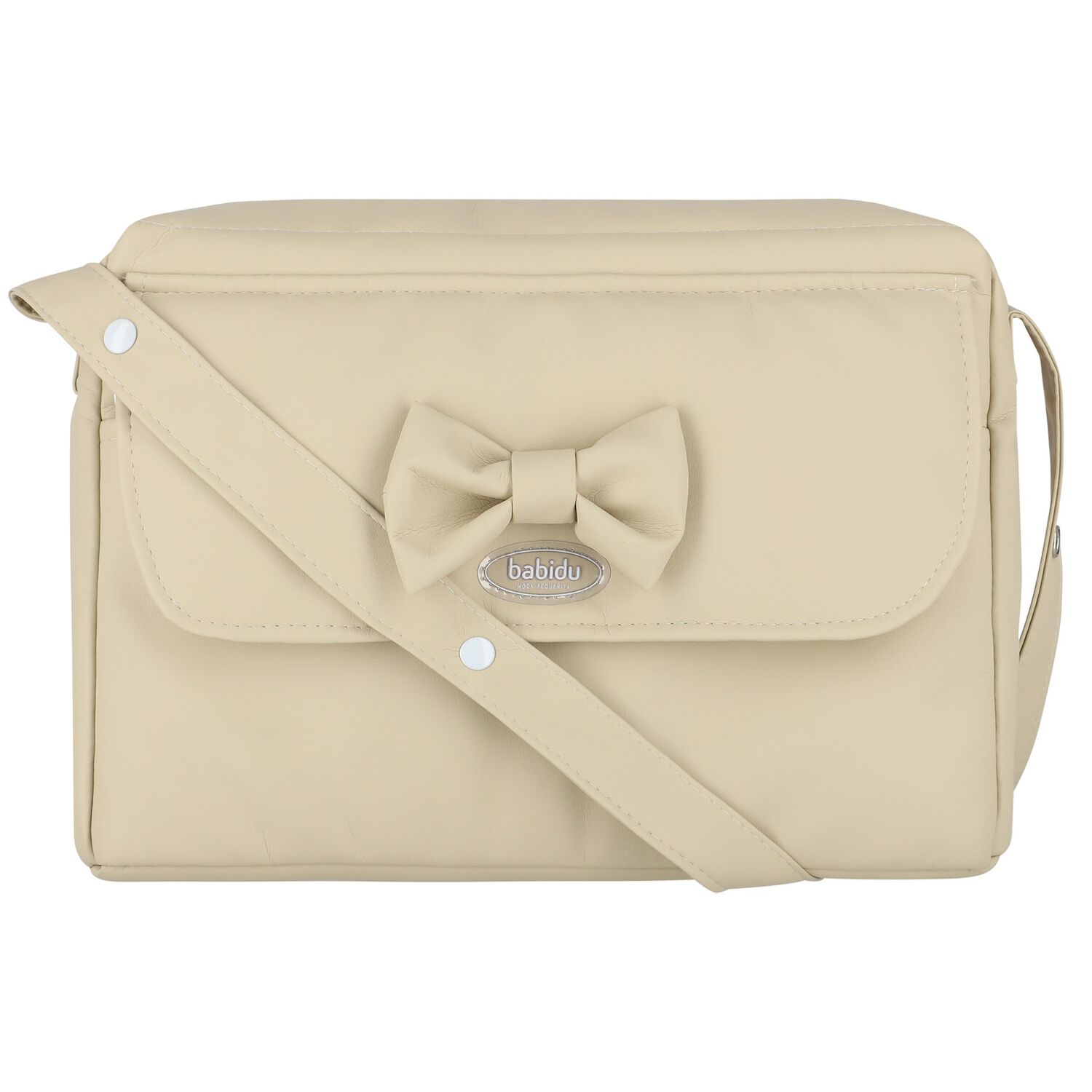 Beige Bow Baby Changing Bag, 3, hi-res image number null
