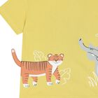Younger Boys Yellow Interactive Animals T-Shirt, 2, hi-res