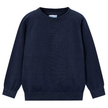 Boys Blue Logo Sweatshirt