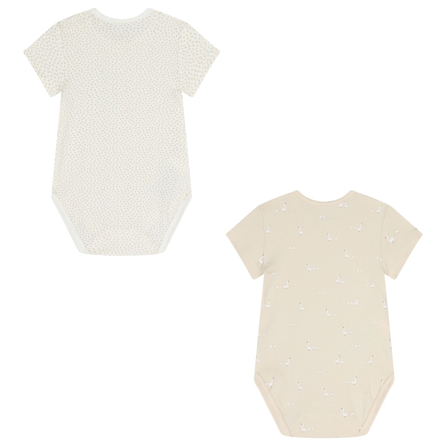 Ivory & Beige Bodysuits ( 2-Pack ), 2, hi-res