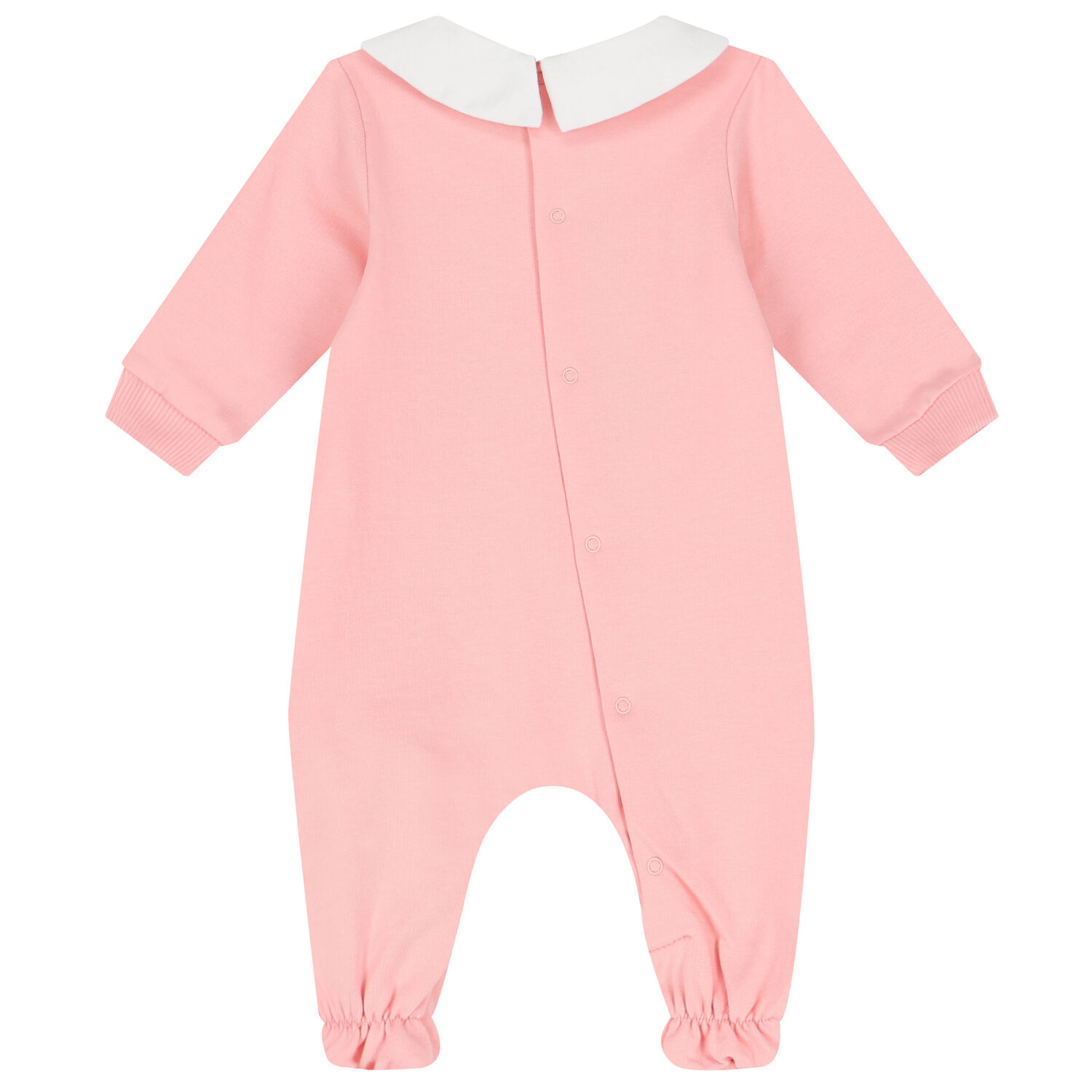 Pink Teddy Bear Logo Babygrow, 4, hi-res