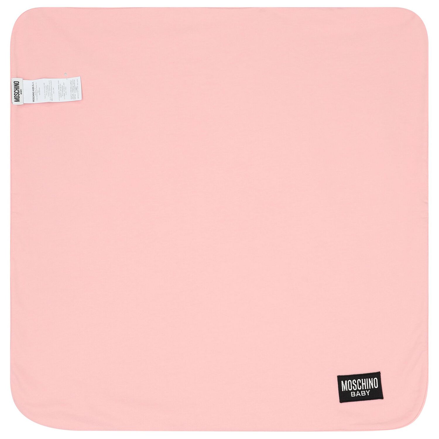 Girls Pink Teddy Bear Logo Baby Blanket, 3, hi-res image number null