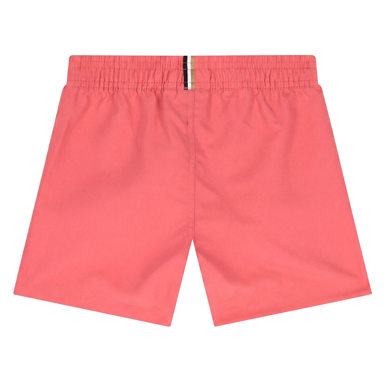 Younger Boys Red Logo Swim Shorts, 1, hi-res