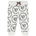 Baby Boys Ivory Logo Tracksuit, 1, hi-res