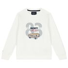 Boys Ivory Logo Sweatshirt, 1, hi-res