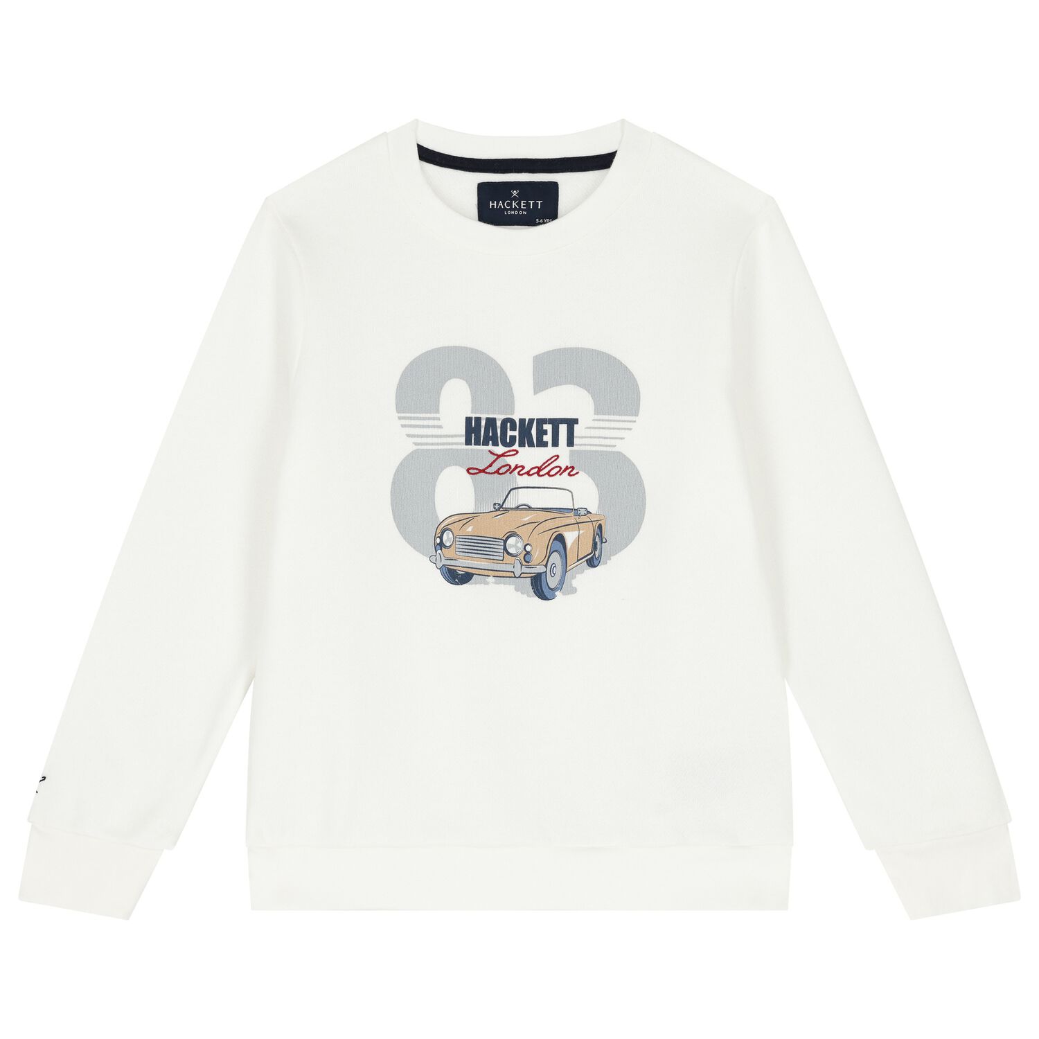 Boys Ivory Logo Sweatshirt, 1, hi-res
