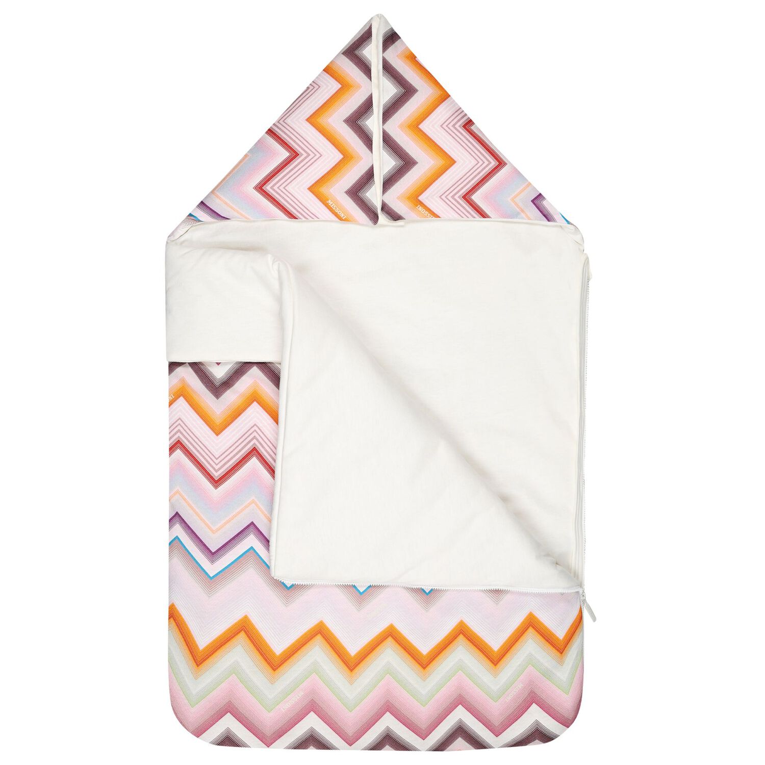 Multi-Coloured Zig Zag Baby Nest, 1, hi-res