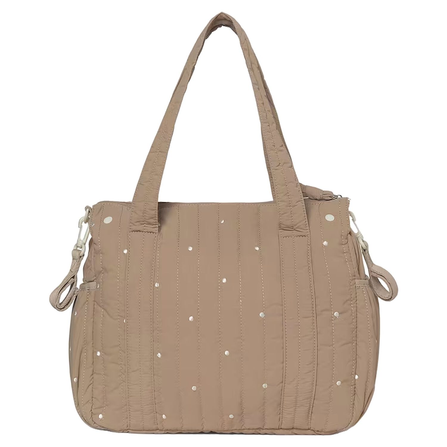 Beige Dots Baby Changing Bag ( 27cm ), 2, hi-res