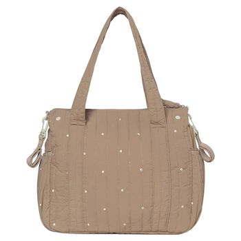 Beige Dots Baby Changing Bag ( 27cm )