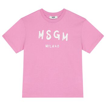 Girls Pink Logo T-Shirt