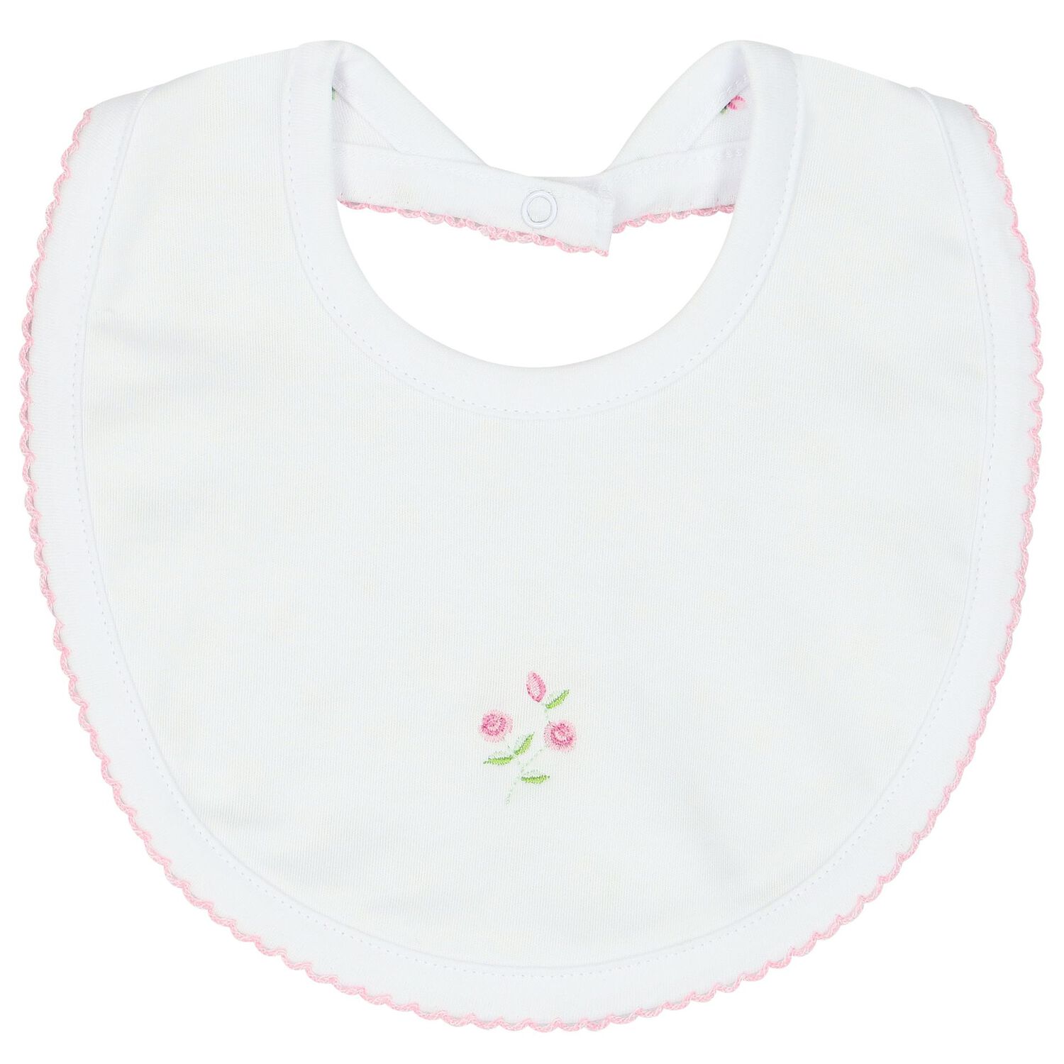 Baby Girls White & Pink Babygrow Roses Gift Set, 1, hi-res image number null