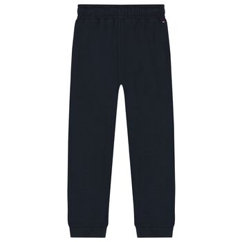 Boys Navy Blue Logo Joggers