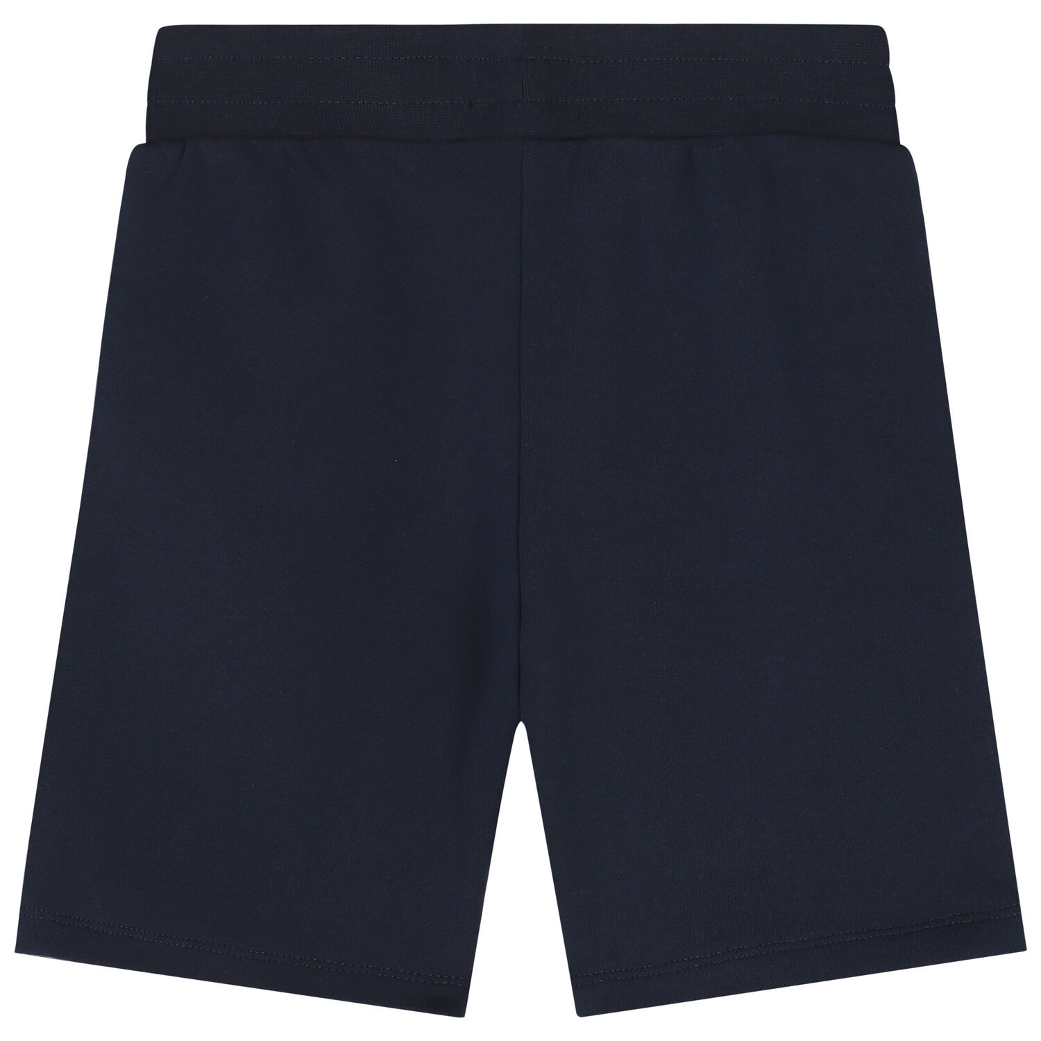 Boys Navy Blue Logo Shorts, 1, hi-res