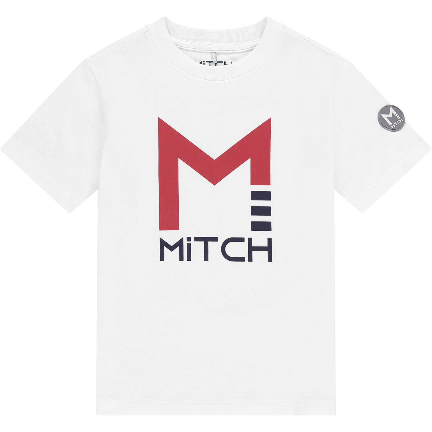 Boys White Logo T-Shirt, 1, hi-res