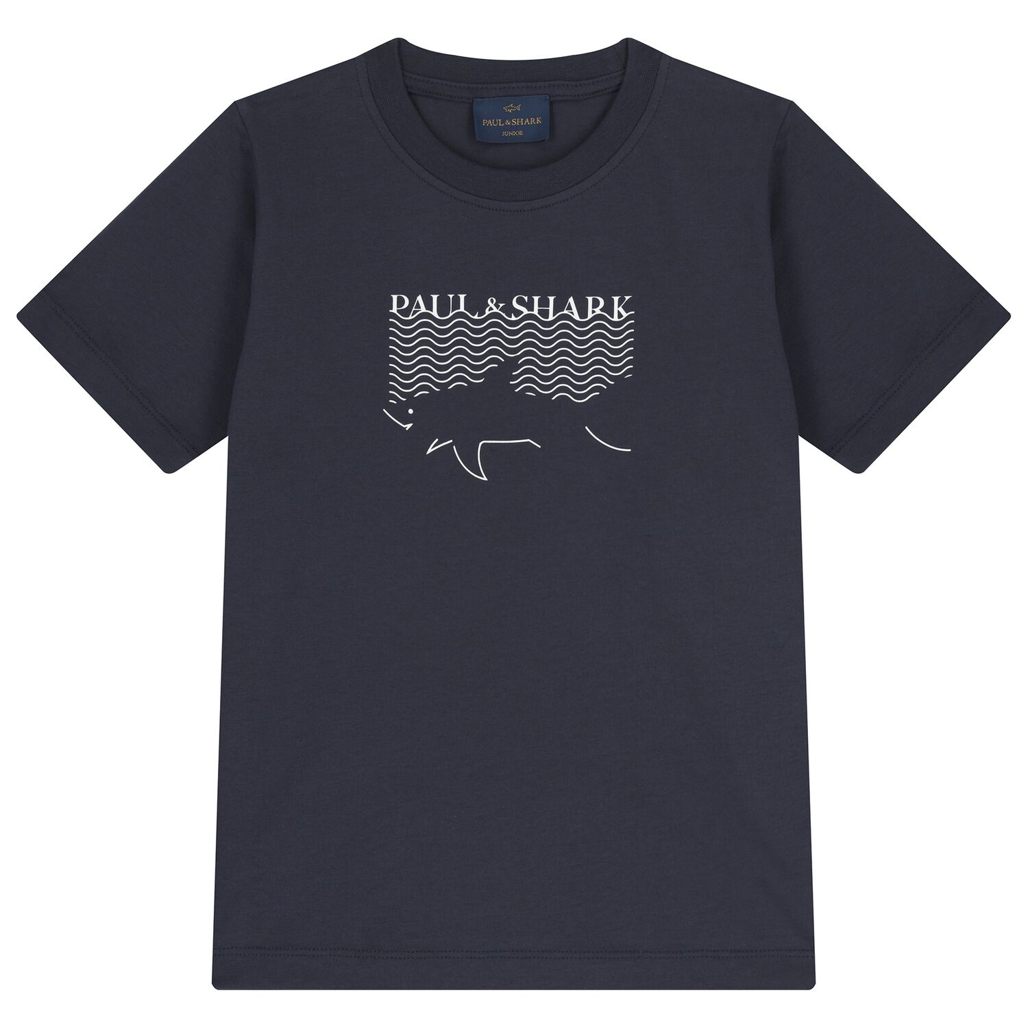 Boys Navy Blue Logo T-Shirt, 2, hi-res