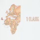 White & Beige Geo Map Baby Blanket, 1, hi-res