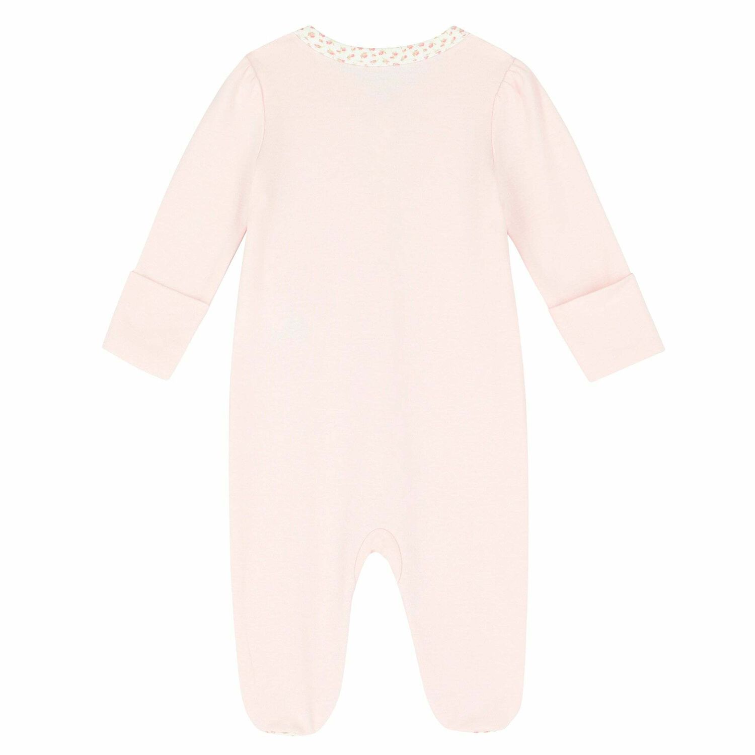 Baby Girls Pink Logo Babygrow, 1, hi-res image number null