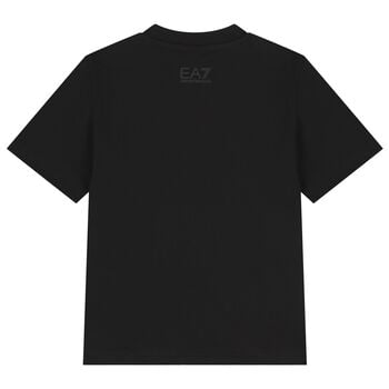 Boys Black Logo T-Shirt