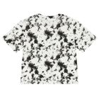 Girls White & Black Logo T-Shirt, 2, hi-res