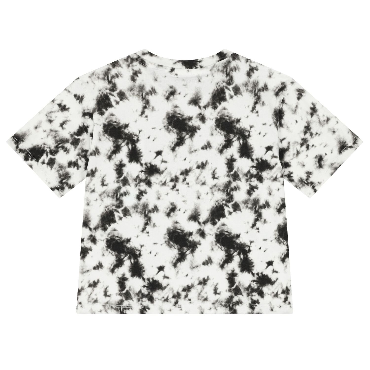 Girls White & Black Logo T-Shirt, 2, hi-res