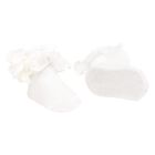 Baby Girls Ivory Headband & Socks Set, 2, hi-res