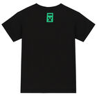 Boys Black Logo T-Shirt, 2, hi-res