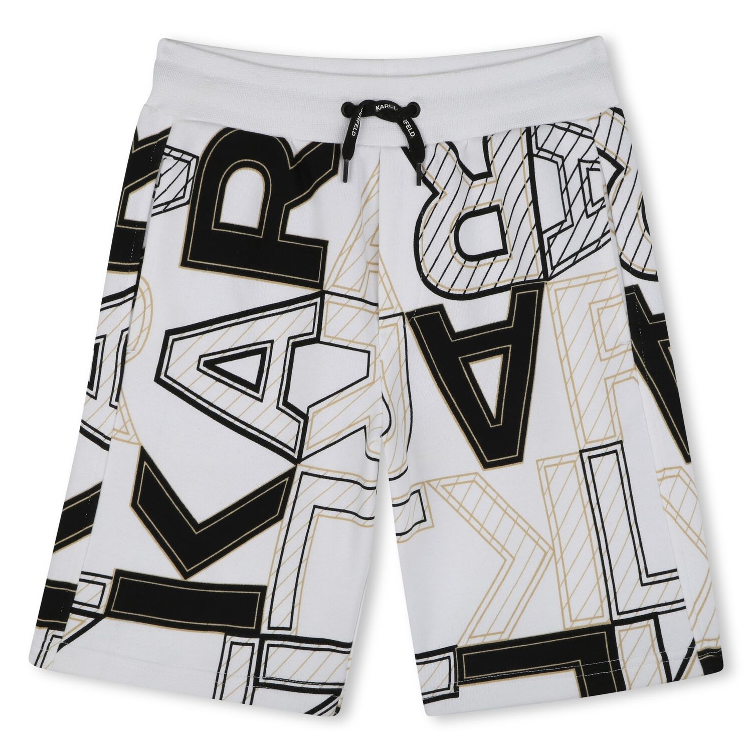 Boys White Logo Shorts, 1, hi-res image number null