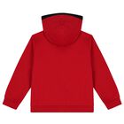 Boys Red, Grey & Black 3 Piece Tracksuit Set, 2, hi-res
