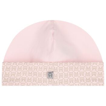 Baby Girls Pink Logo Hat