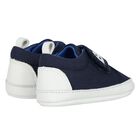 Baby Boys Navy Blue Logo Pre Walker Shoes, 1, hi-res