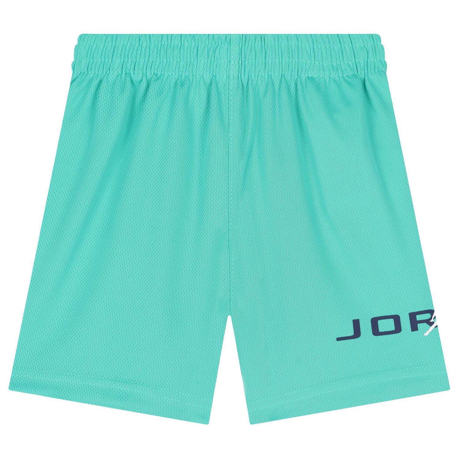 Younger Boys White & Green Jordan Shorts Set, 1, hi-res