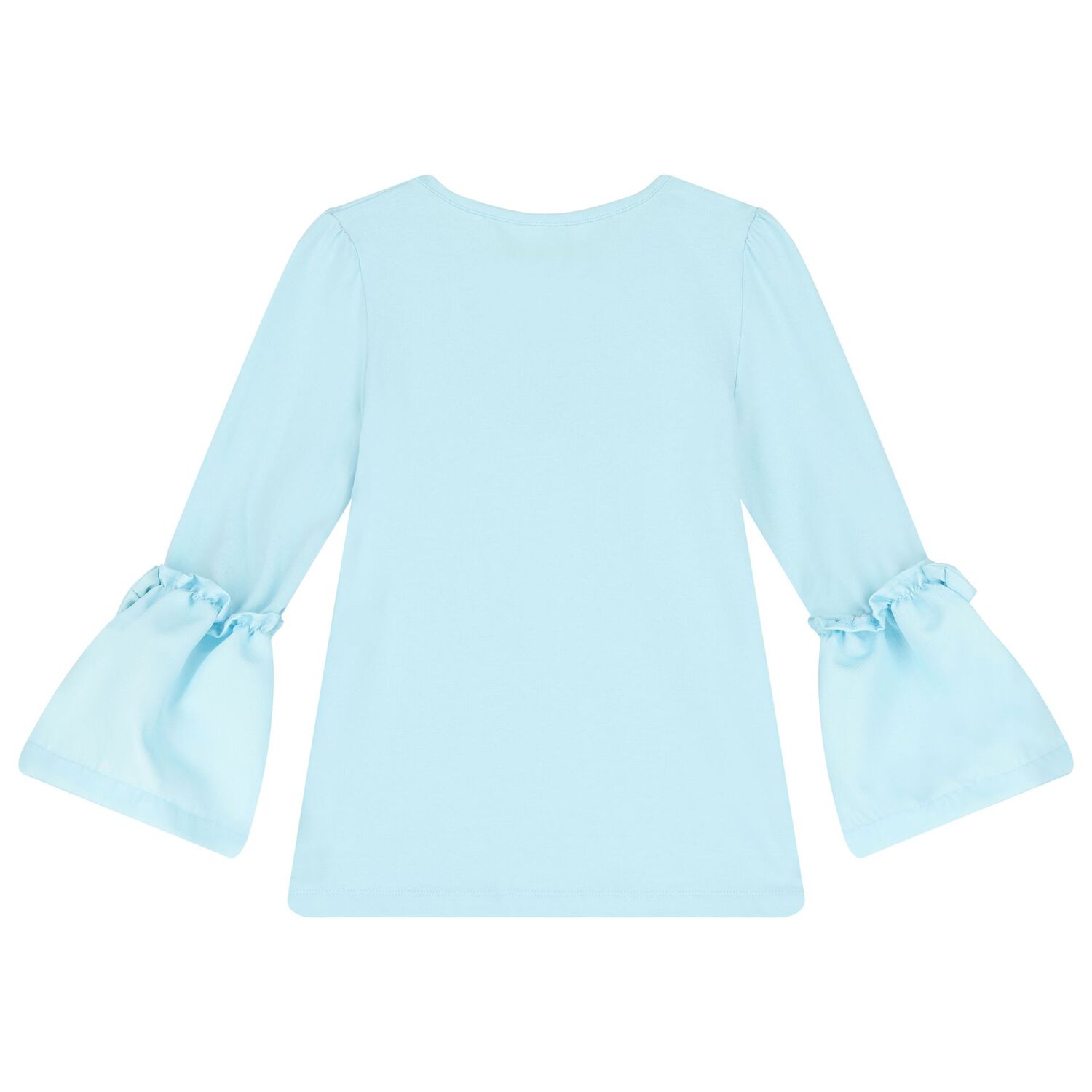 Girls Blue Logo Bow Skirt Set, 2, hi-res image number null