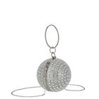 Girls Silver Crystal Handbag, 1, hi-res