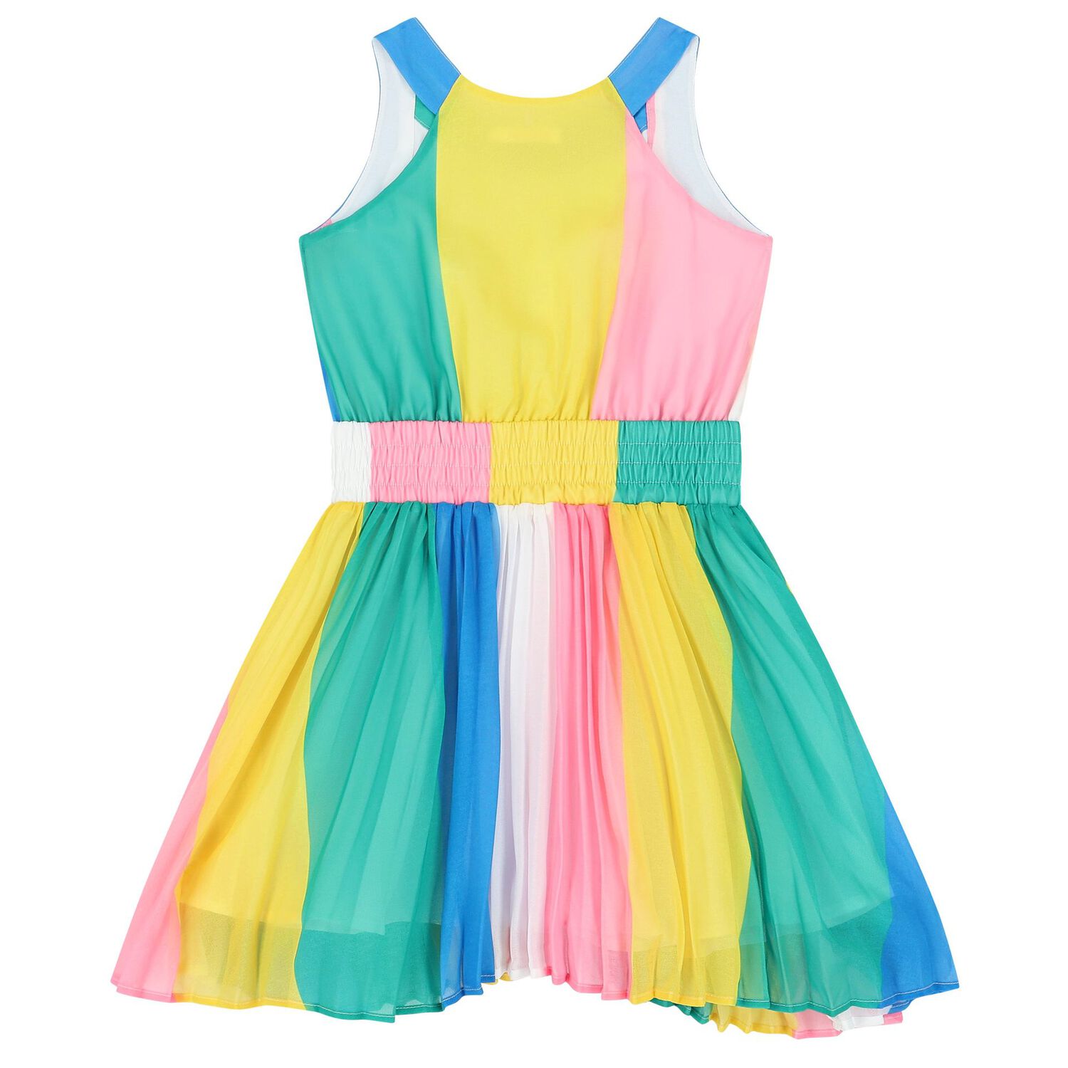 Girls Multi-Coloured Chiffon Dress, 1, hi-res