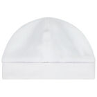 Baby Boys White Logo Hat, 1, hi-res
