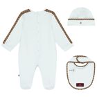 Baby Boys Blue Logo Teddy Bear Gift Set, 1, hi-res
