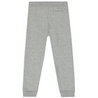 Boys Grey Logo Joggers, 1, hi-res