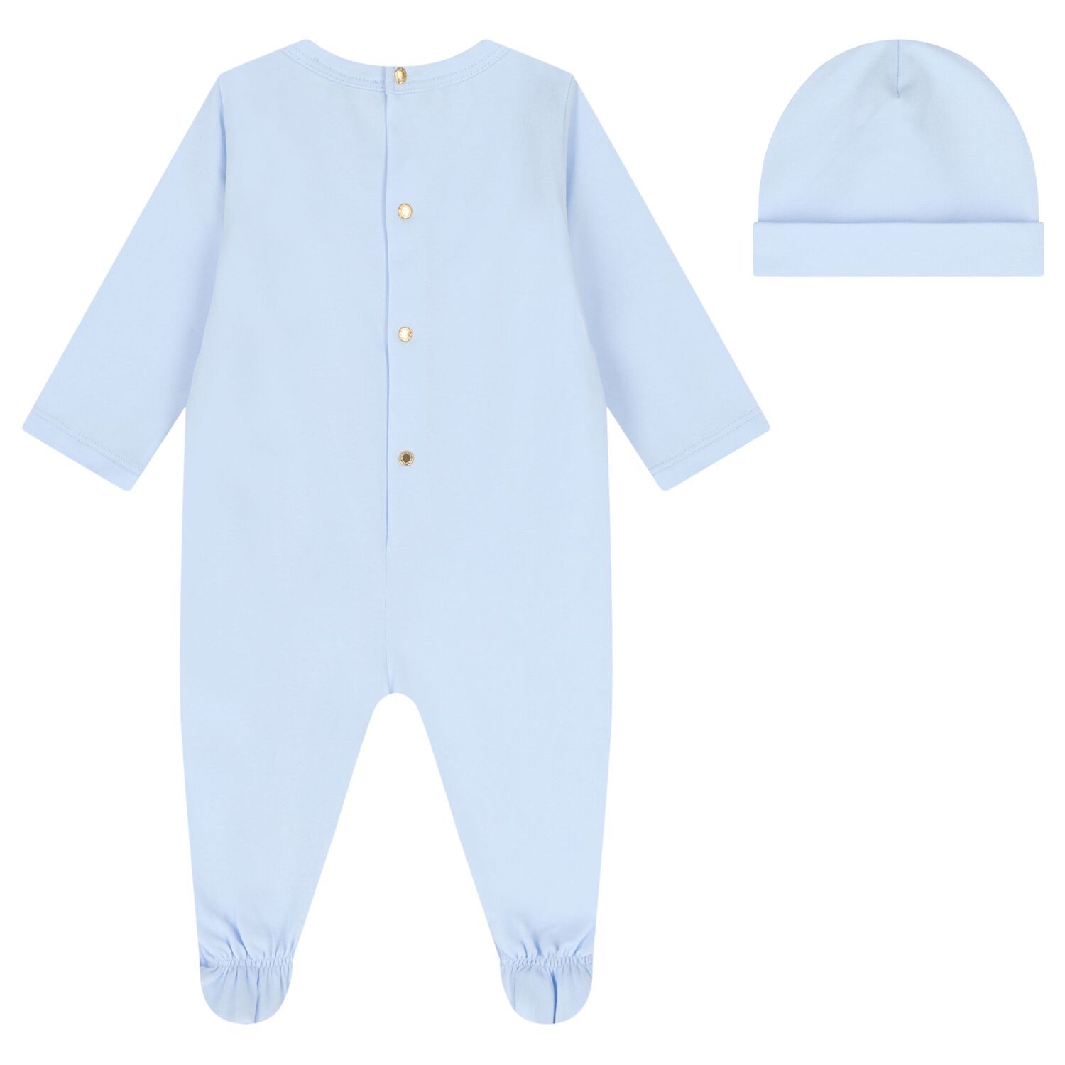 Baby Boys Blue Logo Babygrow Gift Set, 2, hi-res