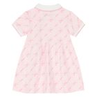 Younger Girls Pink Logo Dress , 1, hi-res