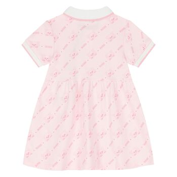 Younger Girls Pink Logo Dress 