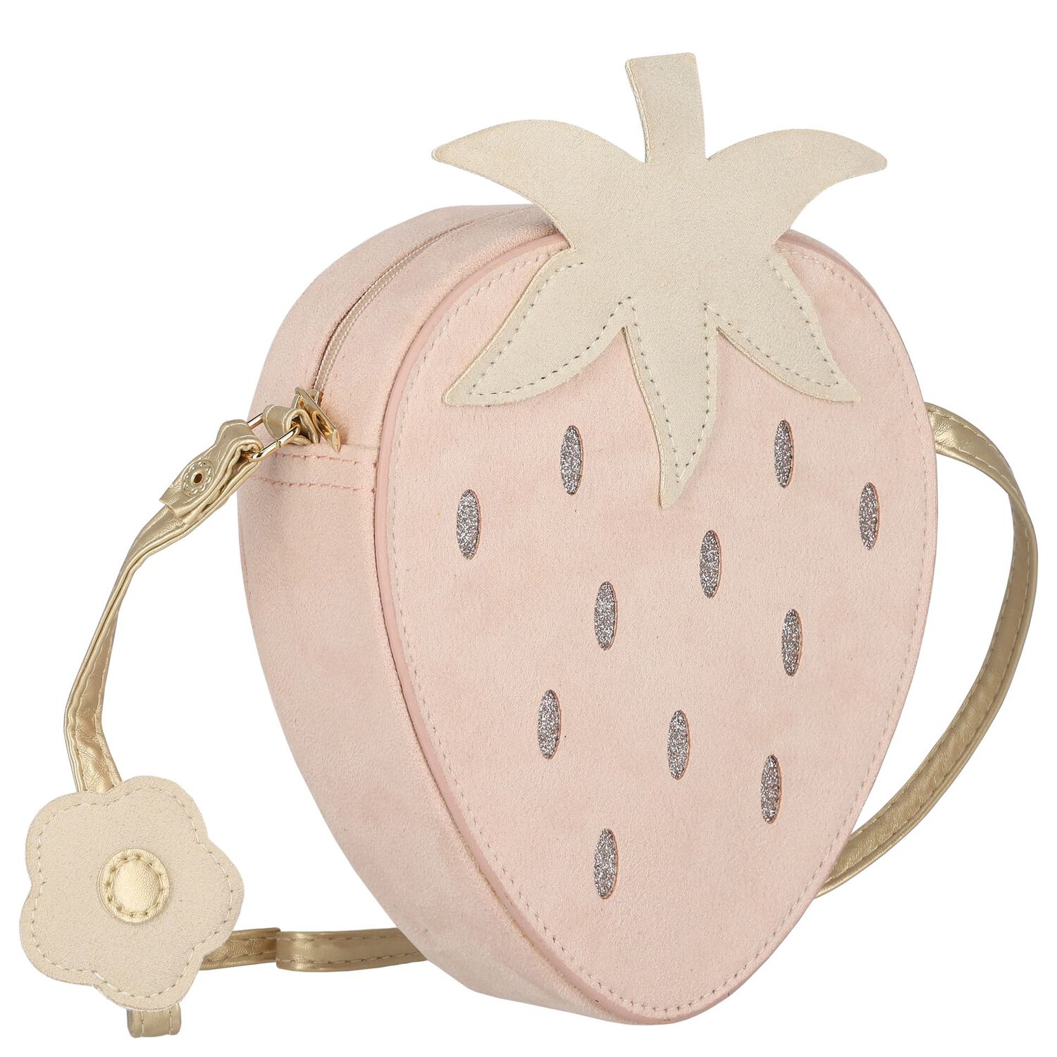 Girls Pink Strawberry Bag, 1, hi-res image number null