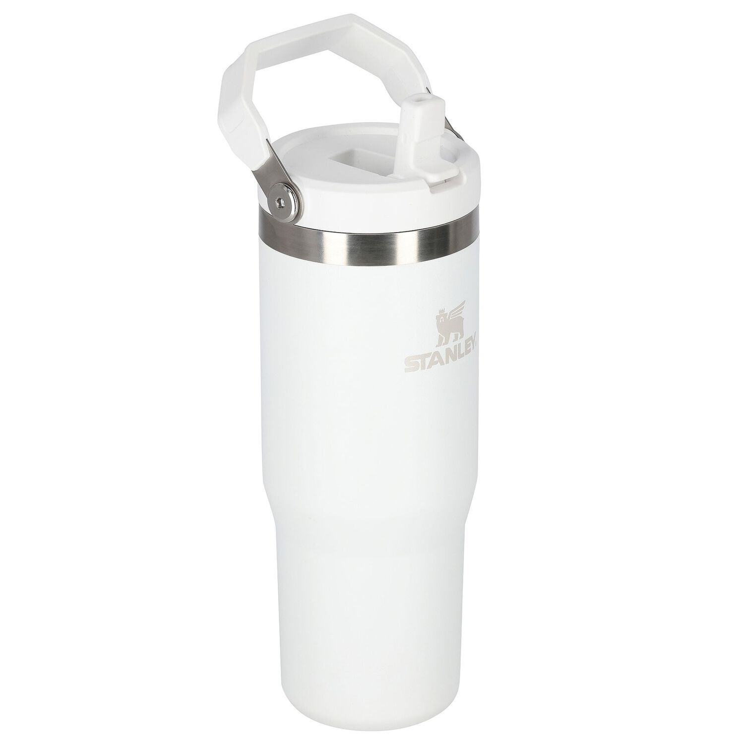 White Ice Flow Flip Straw Tumbler, 4, hi-res