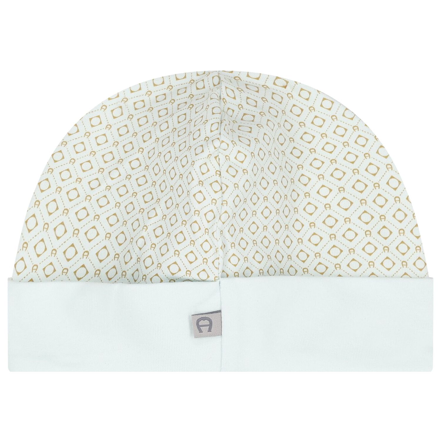 Baby Boys Blue & Gold Logo Hat, 2, hi-res