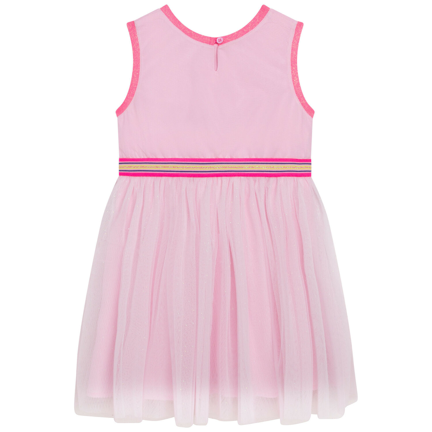 Girls Pink Tulle & Sequin Dress, 1, hi-res